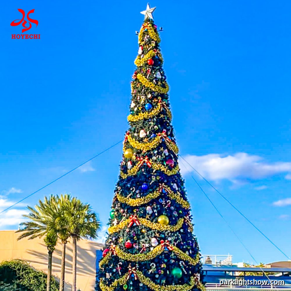 Outdoor Safari Style Christmas Tree for Public Displays