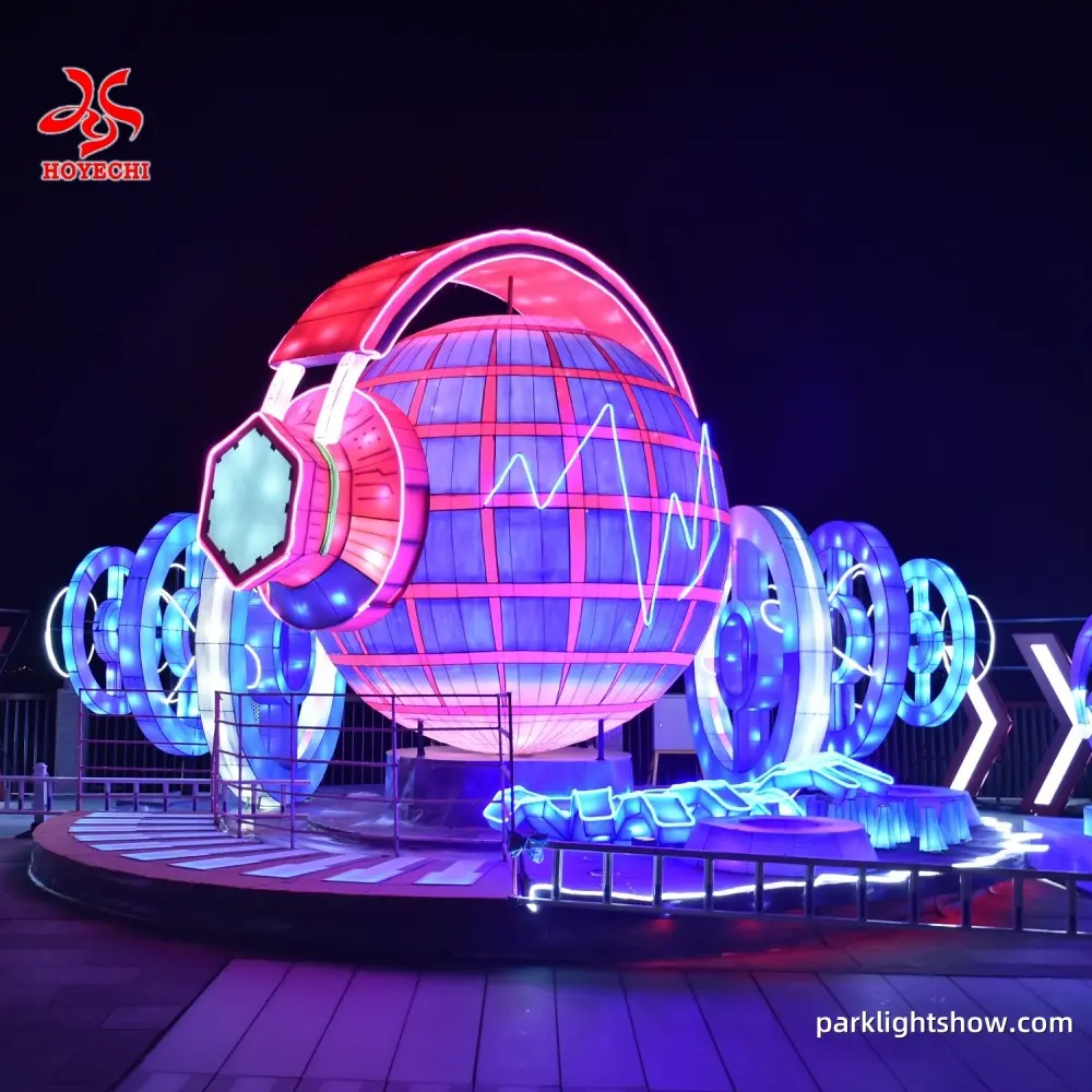Cyberpunk Themed Lanterns (3)