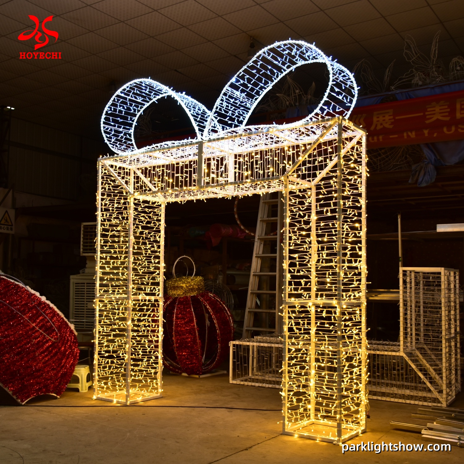 HOYECHI outdoor street highway park entrance decorative arch light