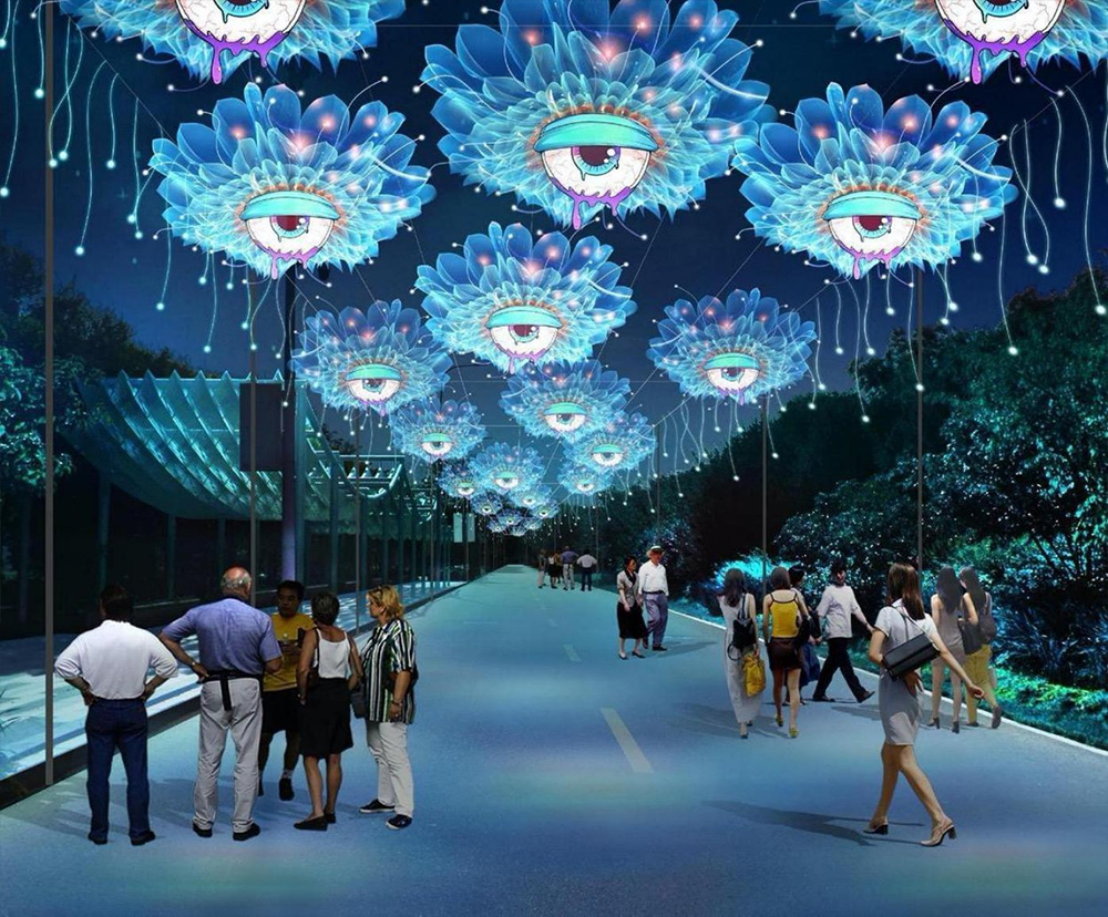 Fàsach Oasis - Riyadh JI China Tianfu Lantern Fèill Fèill (44)