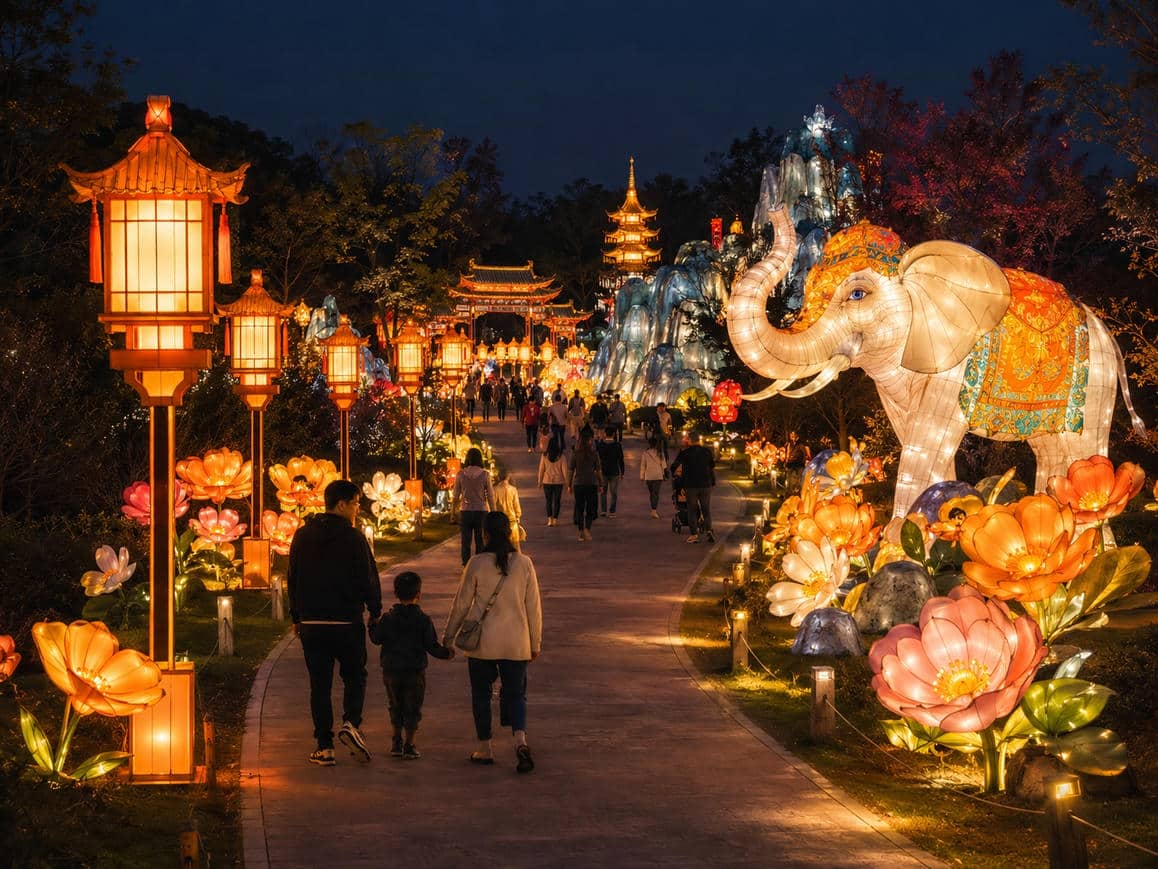 Asian Lantern Festival Visitor Route