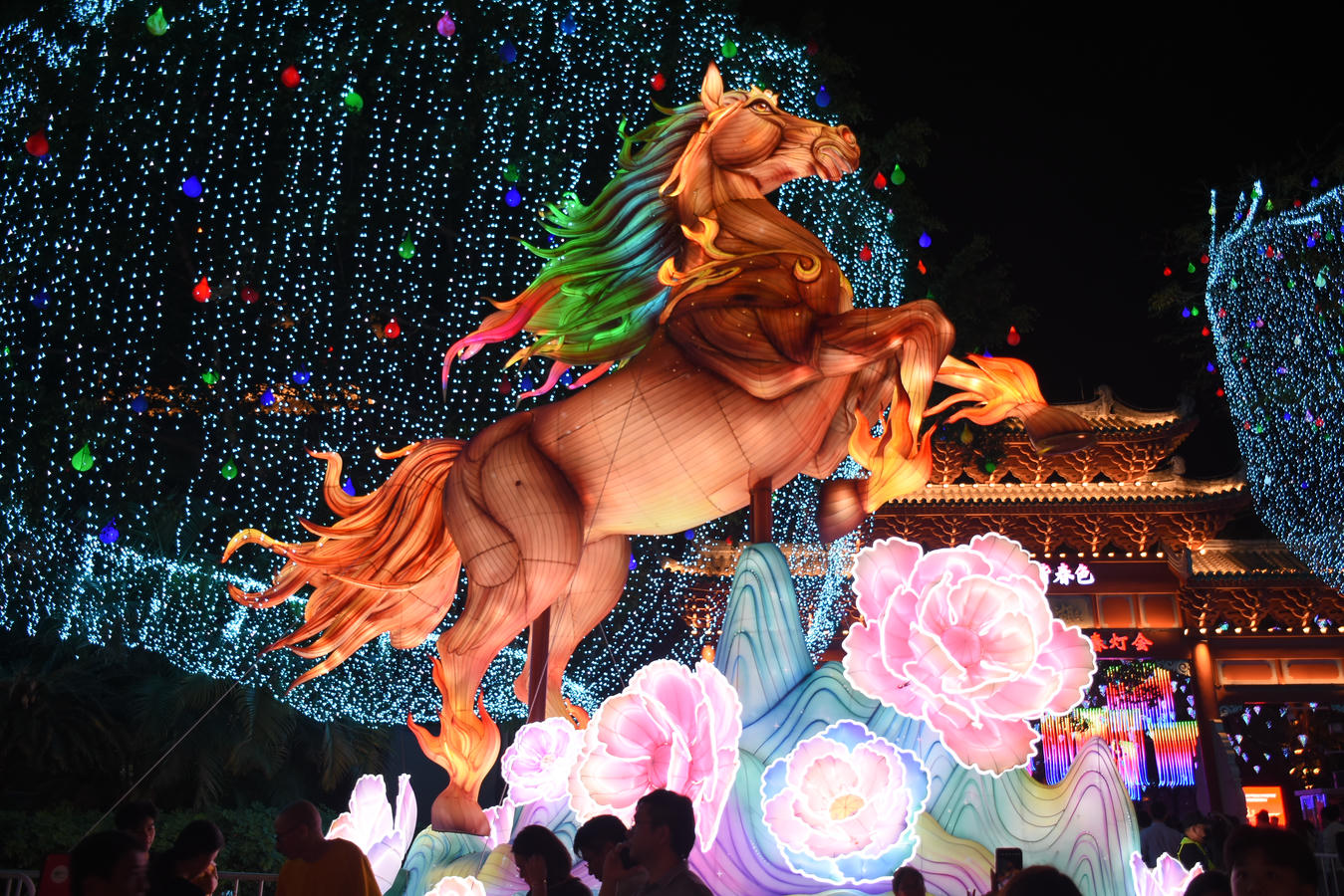 Chinese zodiac horse lantern added as an annual new theme for a refreshed second-season lantern festival