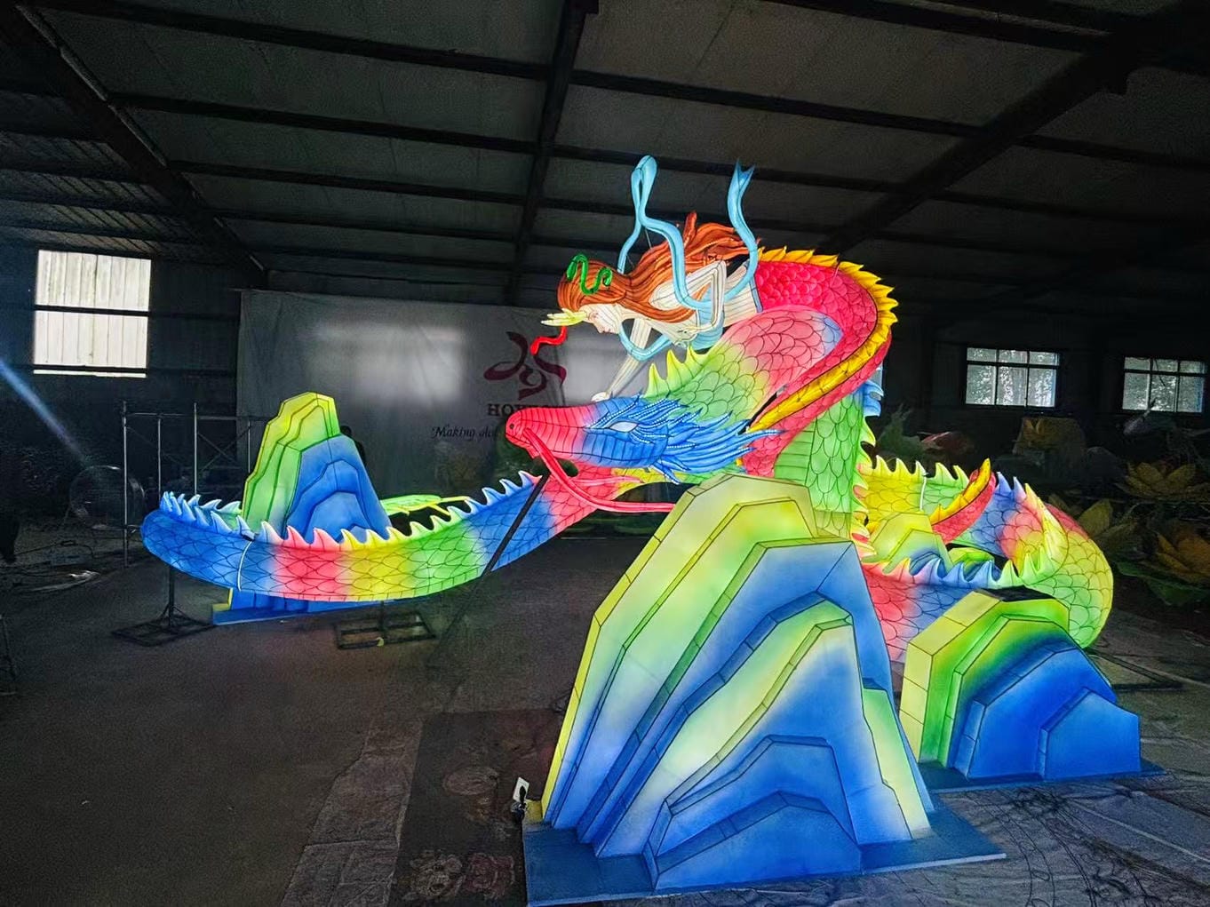 Custom Dragon Lantern Production for a European Festival