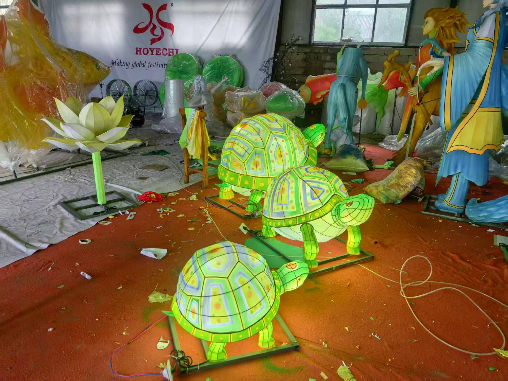 Custom Turtle Lanterns for European Festivals