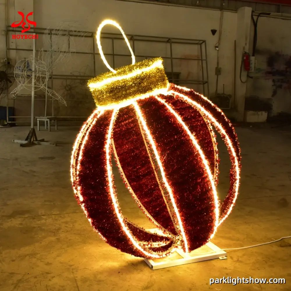 Diverse Applications and Scene Insights of Christmas Ball Shape Light