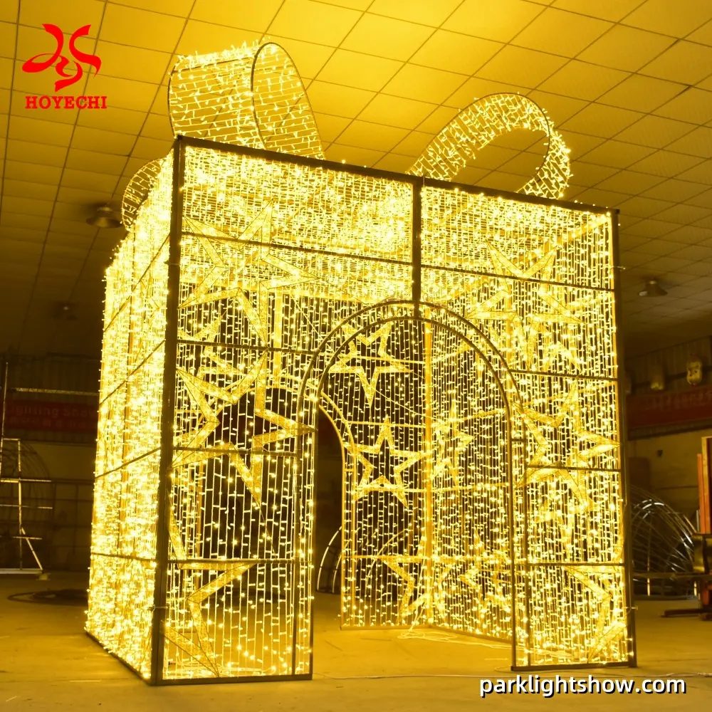 Giant LED Present Boxes