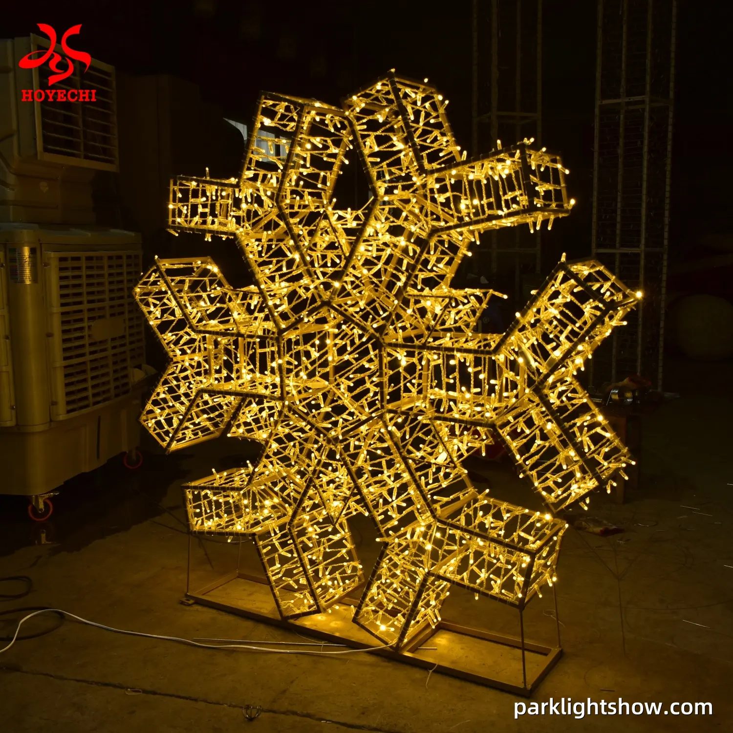 Large Snowflake Christmas Lights
