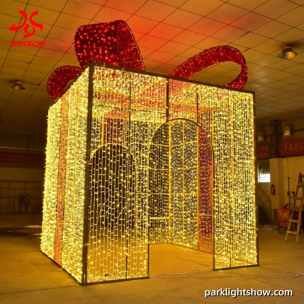 LED Christmas Present Boxes in Festive Events
