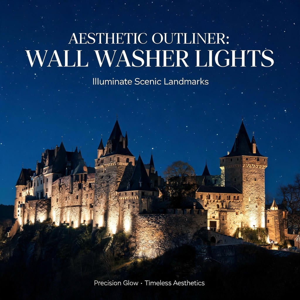 Linear Wall Washer Lights for Ancient Town Architectural Facades