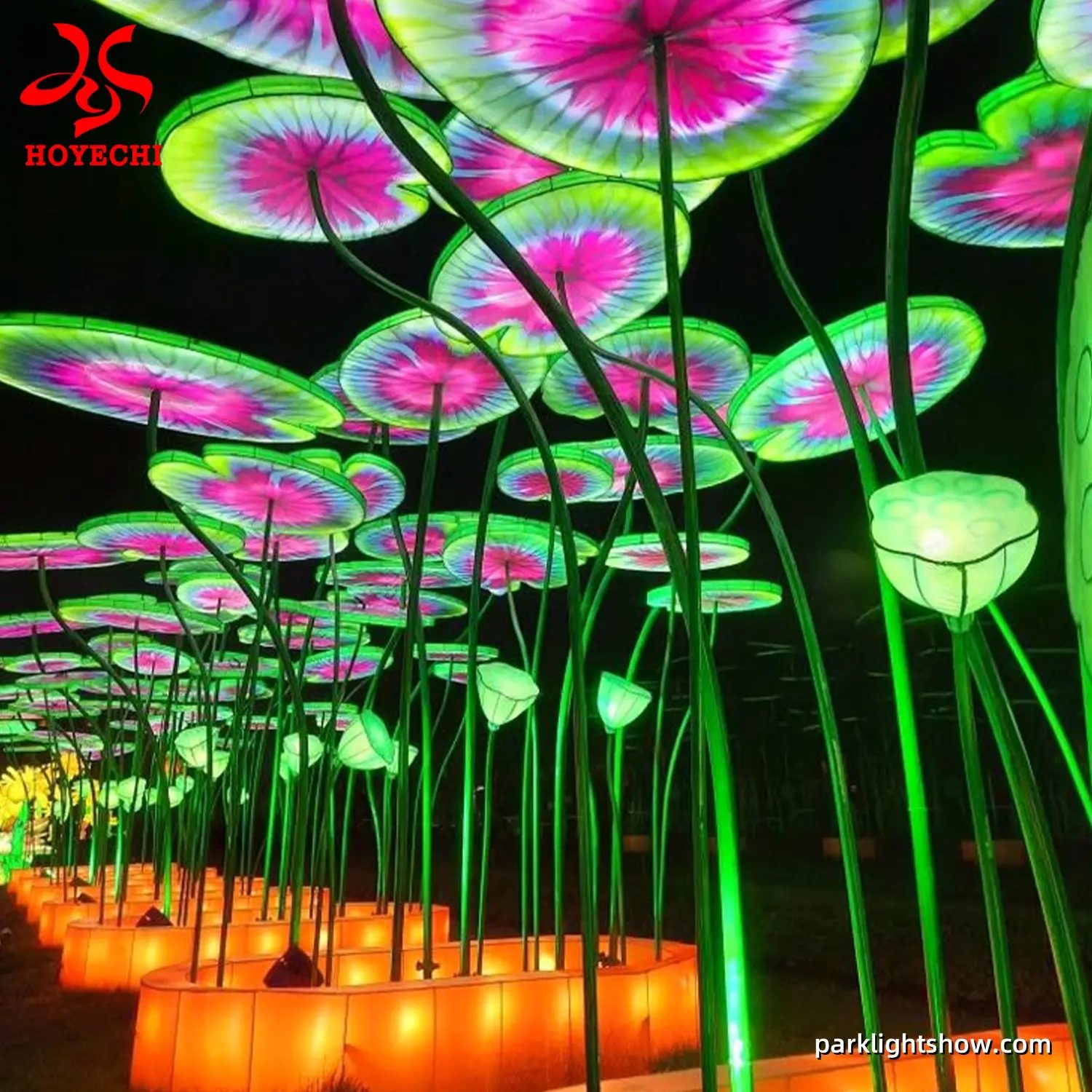 Lotus Lantern Festival Theme Light Shows