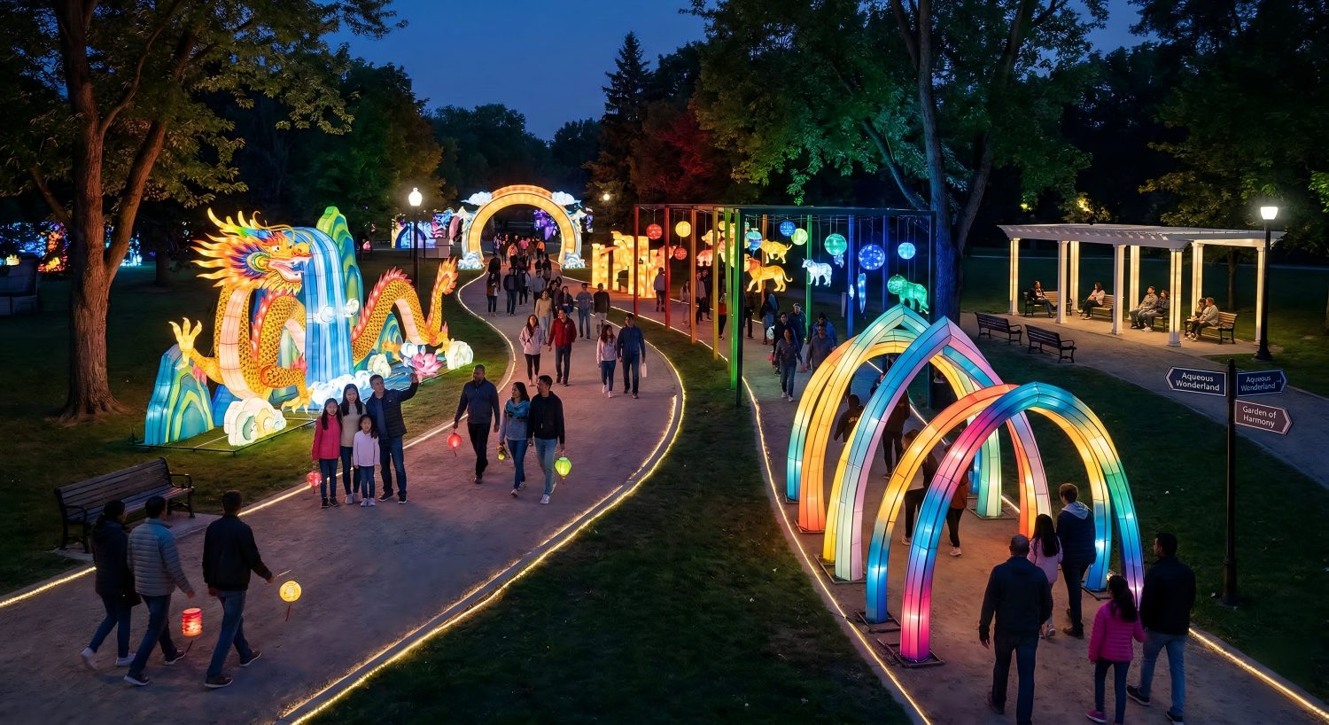 park-lantern-show-visitor-route-design