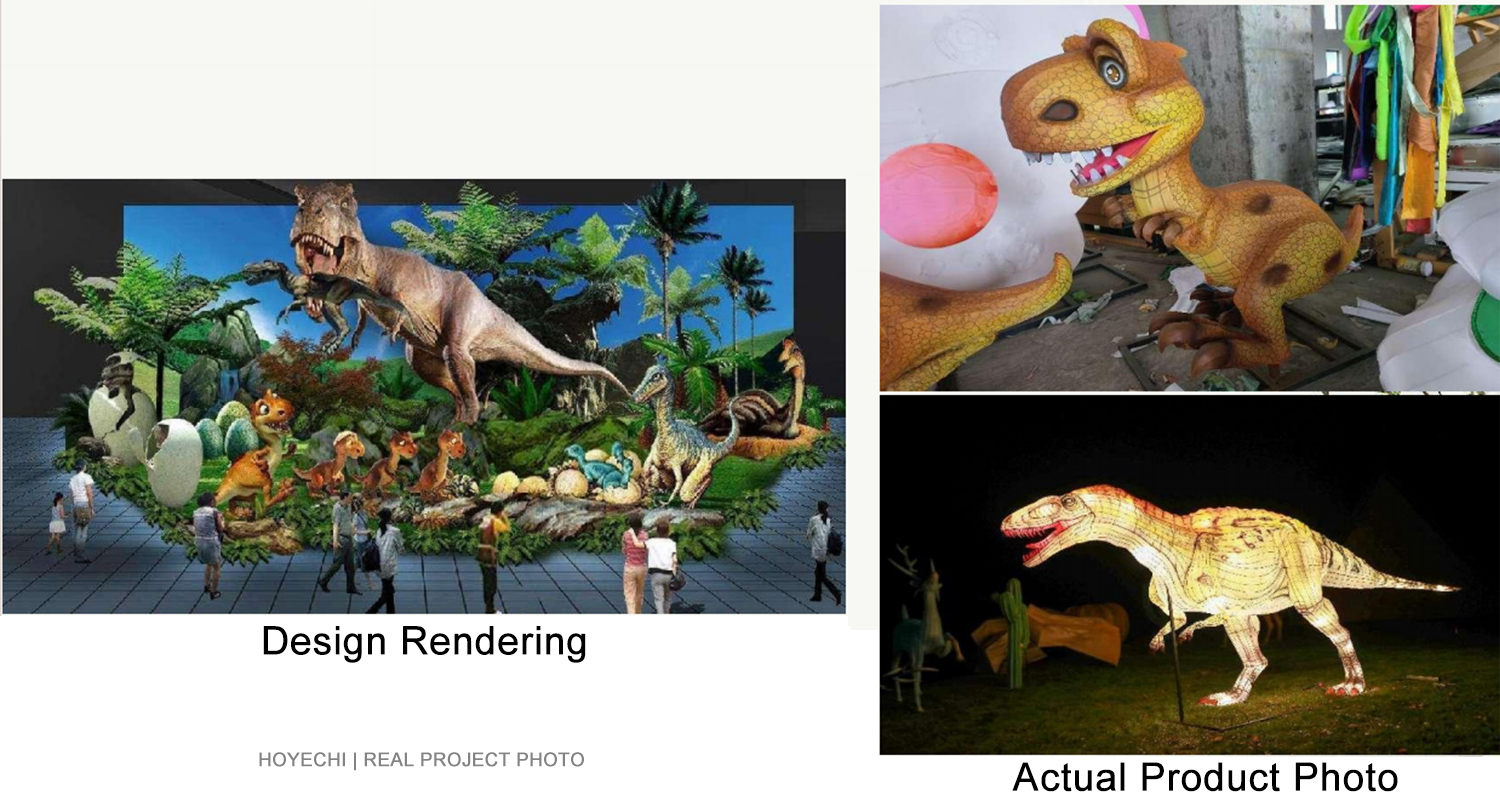 rendering-vs-actual-dinosaur-lantern-scene