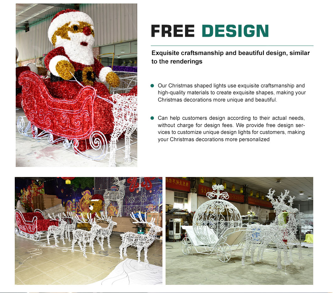 HOYECHI santa claus reindeer sleigh suit